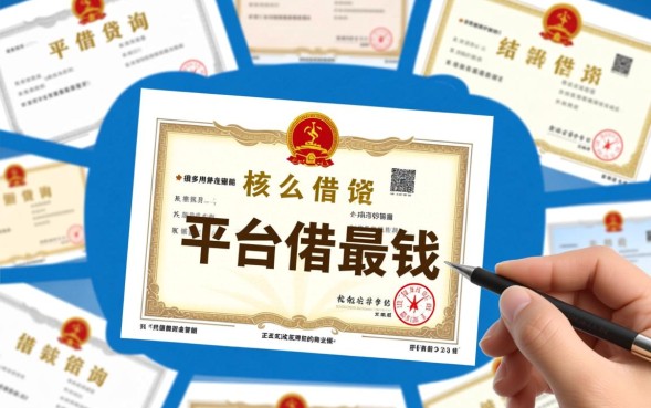 什么平台借钱最靠谱，哪个利息低且下款快？