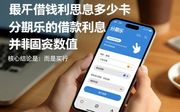分期乐借钱利息多少，借一万一天利息要多少钱？
