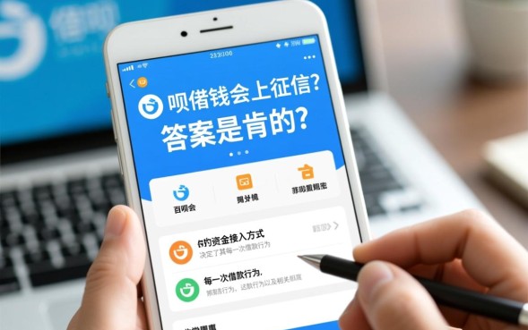 借呗借钱会上征信吗，借呗频繁借款影响征信吗