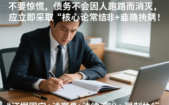 借钱不还跑了怎么办，欠钱不还人跑了怎么起诉？