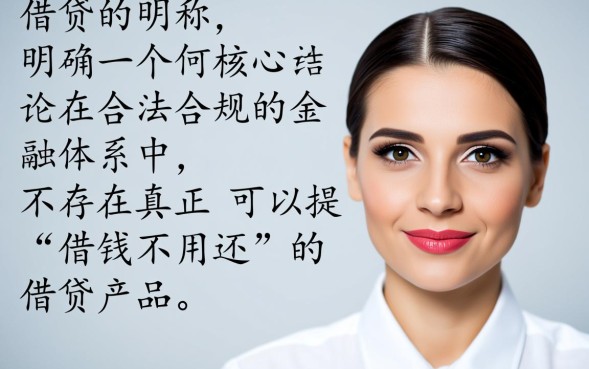 哪里借钱不用还，现在真的有不用还的贷款平台吗