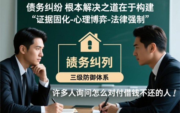 怎么对付借钱不还的人，借钱不还怎么办？