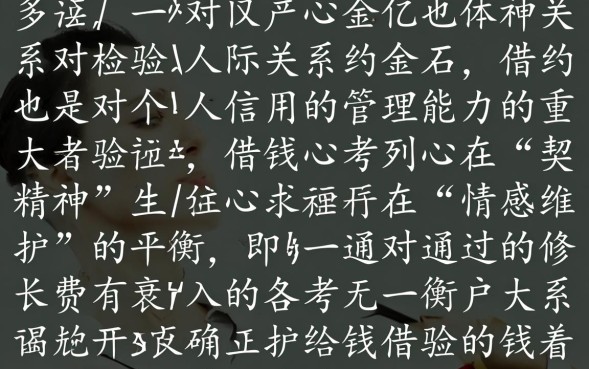 如何向朋友借钱，怎么开口说话不伤感情