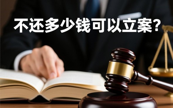 借钱不还多少钱可以立案，欠钱不还怎么起诉？