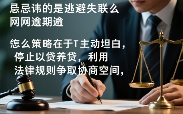 网贷逾期怎么处理，没钱还怎么协商停息挂账？