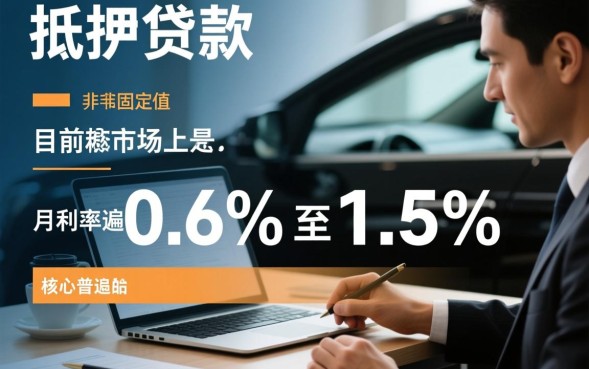 汽车抵押贷款利息一般多少，怎么算一天多少钱？