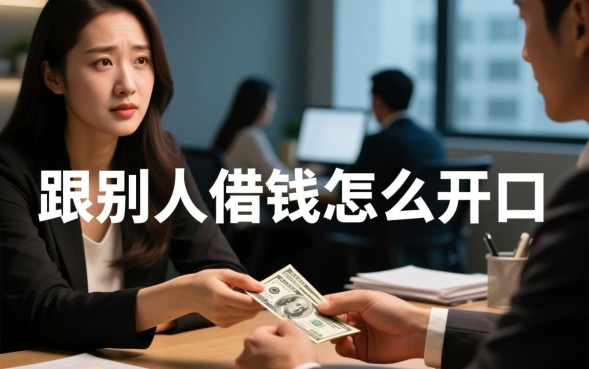 跟别人借钱怎么开口，借钱怎么开口说话不尴尬？