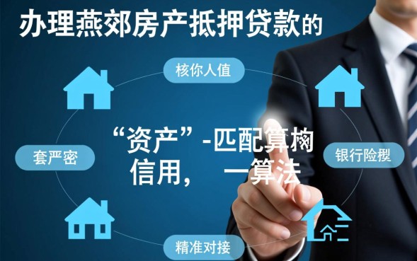 燕郊房产抵押贷款怎么办理，燕郊房产抵押贷款需要什么条件？