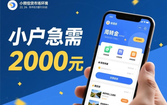 小额贷款2000元怎么申请？哪里可以借到2000元