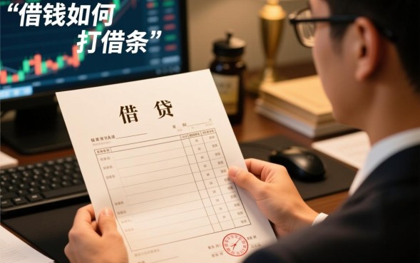 借钱借条怎么写才有效，借钱给朋友如何打借条