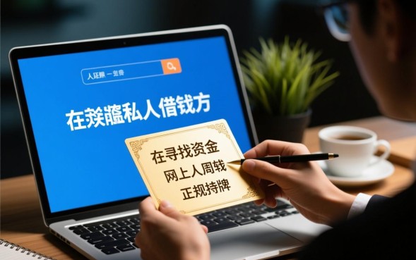 谁有网上私人借钱方式，哪里有靠谱的网上借钱渠道
