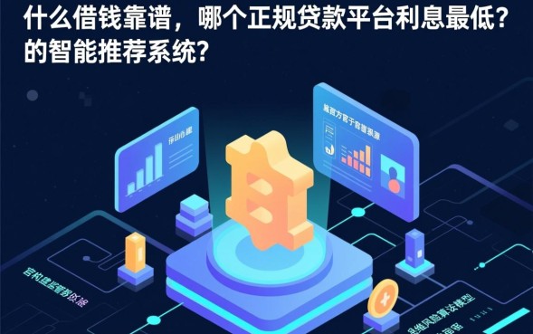 什么借钱靠谱，哪个正规贷款平台利息最低？