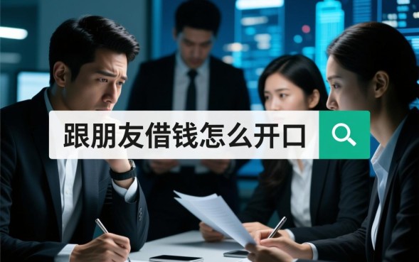 跟朋友借钱怎么开口？跟朋友借钱不尴尬怎么说