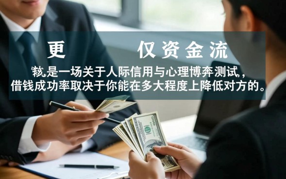 找人借钱怎么开口才好，借钱怎么开口成功率最高