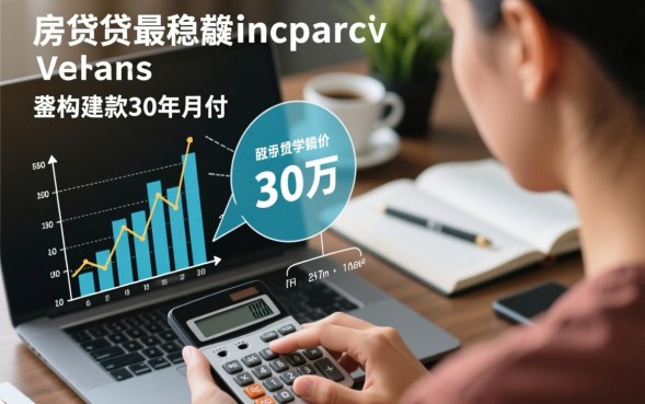 30万贷款30年月供明细是多少，每月还多少钱？