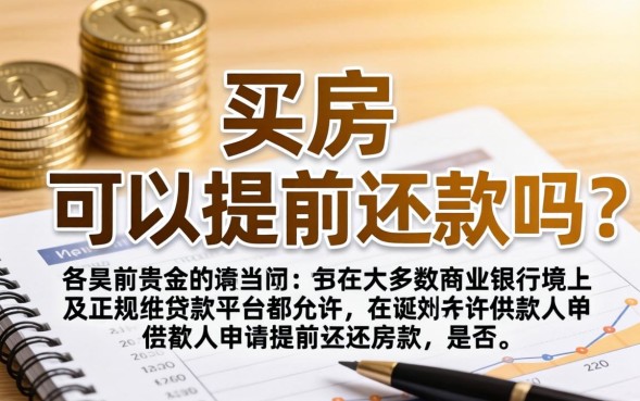 贷款买房可以提前还款吗，房贷提前还贷怎么最划算
