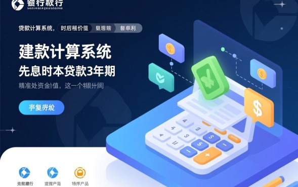 建行先息后本贷款3年期怎么申请？申请条件及额度是多少？
