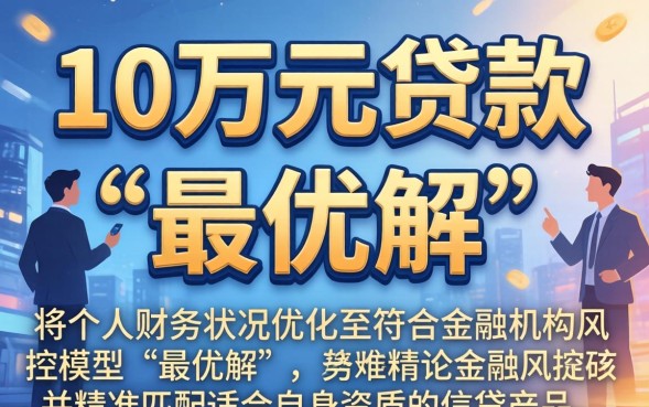 如何能贷款10万，需要满足哪些条件才能申请下来
