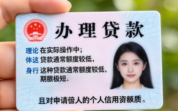 身份证贷款怎么办，凭一张身份证能贷款吗