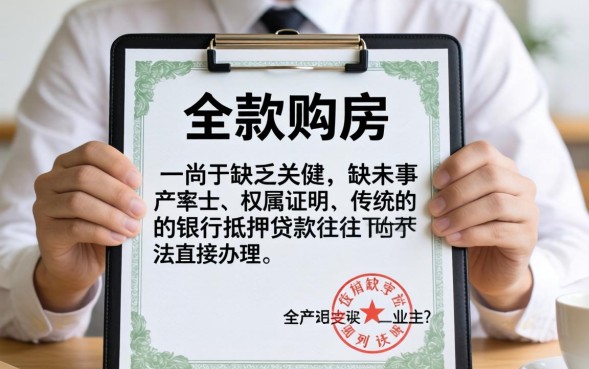 全款房没房产证能贷款吗，全款房房产证没下来怎么贷款？