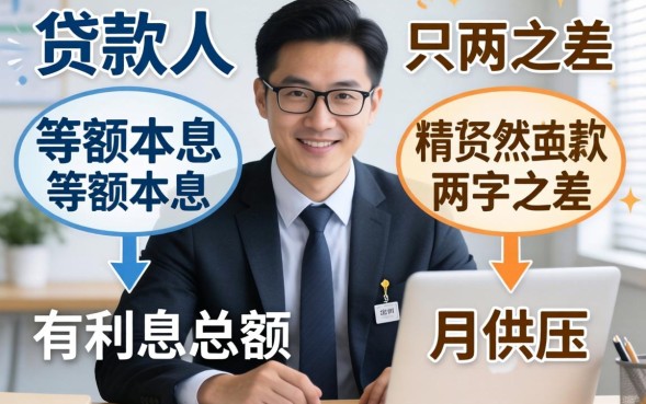贷款等额本息好还是等额本金好，哪个更省利息划算？