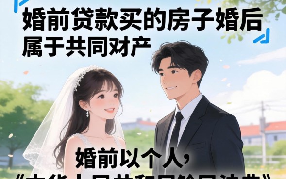 婚前贷款买的房子婚后属于共同财产吗，离婚怎么分？