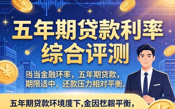 五年期贷款利率2026年最新是多少，商业贷款五年期利率怎么算