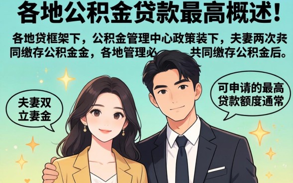 夫妻双方公积金贷款最高额度是多少？2026最新计算方法