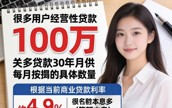 100万贷款30年月供多少？月供计算方法