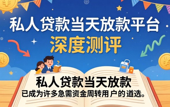 私人贷款当天放款是真的吗？私人贷款当天放款哪里有