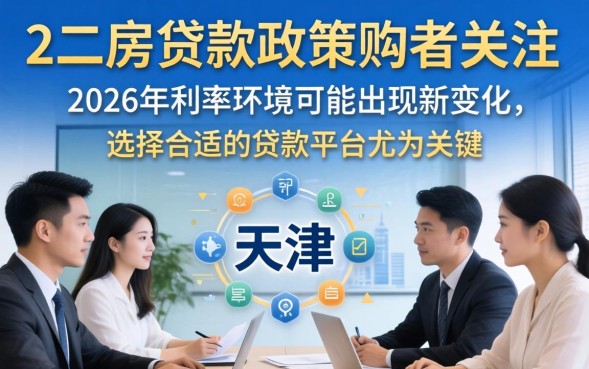 天津二套房贷款政策2026最新规定是什么？首付多少？