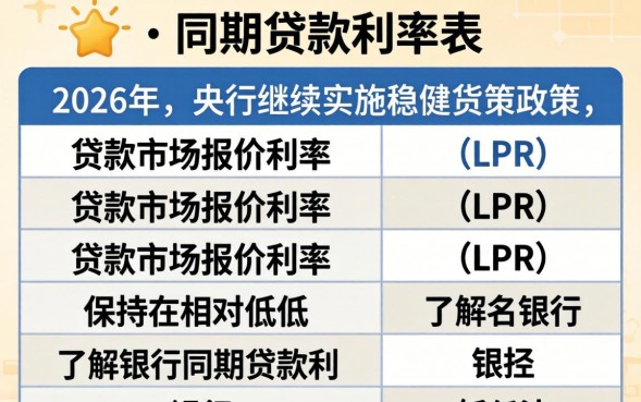 银行同期贷款利率表在哪里查看？，银行同期贷款利率怎么查