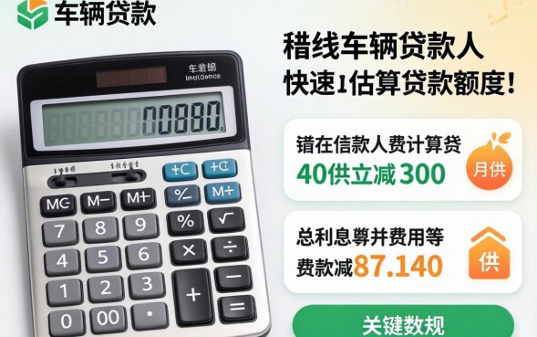 车辆贷款计算器怎么使用，车贷计算器哪个好用