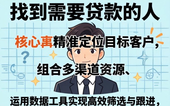 如何找到需要贷款的人，哪里可以贷款