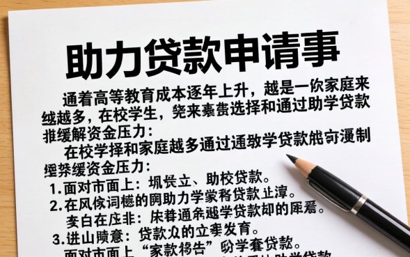 助学贷款申请表怎么填？助学贷款申请表模板