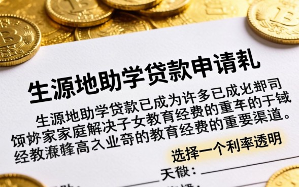 生源地助学贷款申请表怎么填写？在哪下载模板