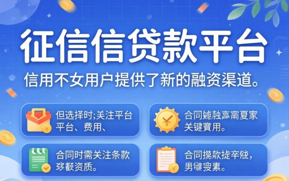 无征信贷款平台靠谱吗？正规安全的平台有哪些