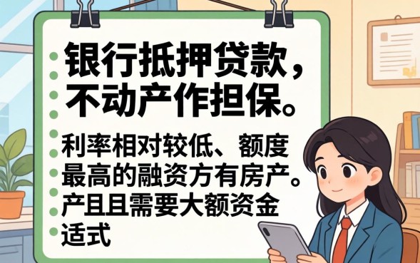 银行的抵押贷款怎么申请？抵押贷款需要什么条件和材料