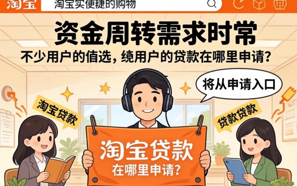 淘宝贷款在哪里申请，淘宝贷款怎么申请