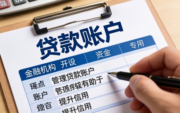 贷款账户怎么开通？开户流程