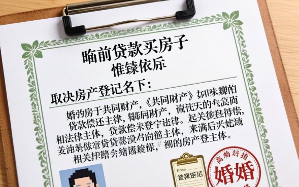 婚前贷款买的房子婚后属于共同财产吗，婚前贷款房婚后算共同财产吗