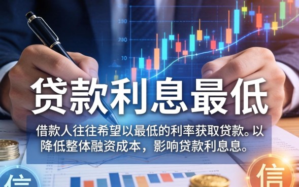 怎么贷款利息最低，贷款利息怎么算