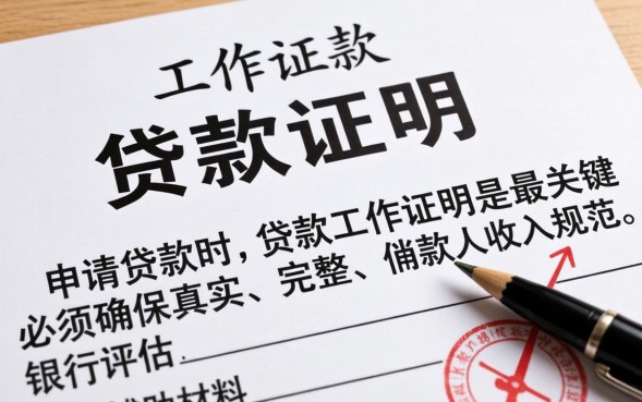 贷款工作证明怎么开，贷款需要工作证明吗