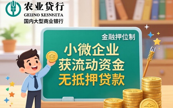 农业银行无抵押贷款怎么申请，农业银行无抵押贷款需要什么条件