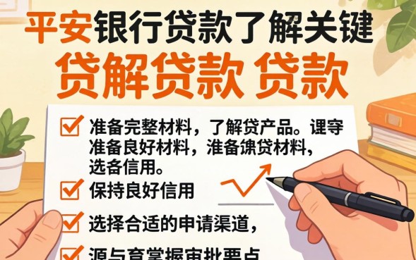 如何在平安银行贷款，平安银行贷款需要什么条件