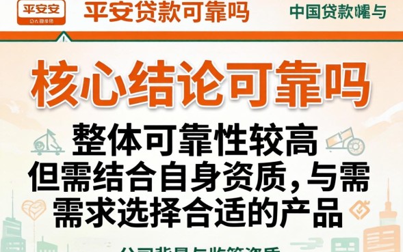 中国平安贷款靠谱吗，中国平安贷款利息多少