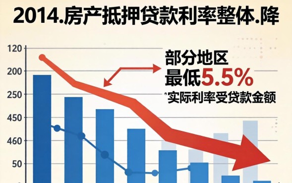 房产抵押贷款利率2014是多少，2014年房产抵押贷款利率是多少