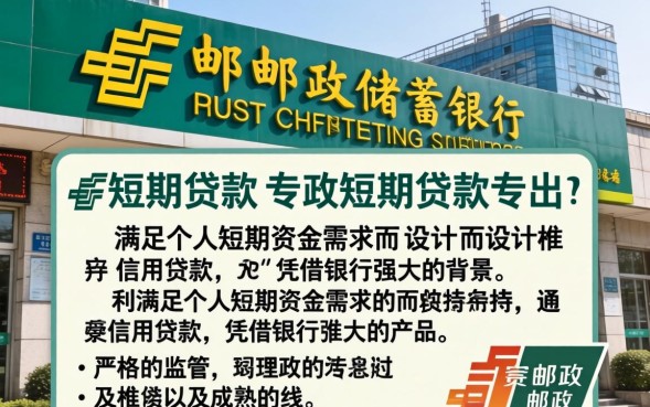 邮政短期贷款怎么申请，邮政贷款需要什么条件
